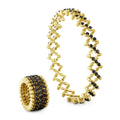 Serafino Consoli Serafino Multi-Size Ring und Armreif - S.RB 5M4 YG BD (BD) aus Gelbgold mit Diamant