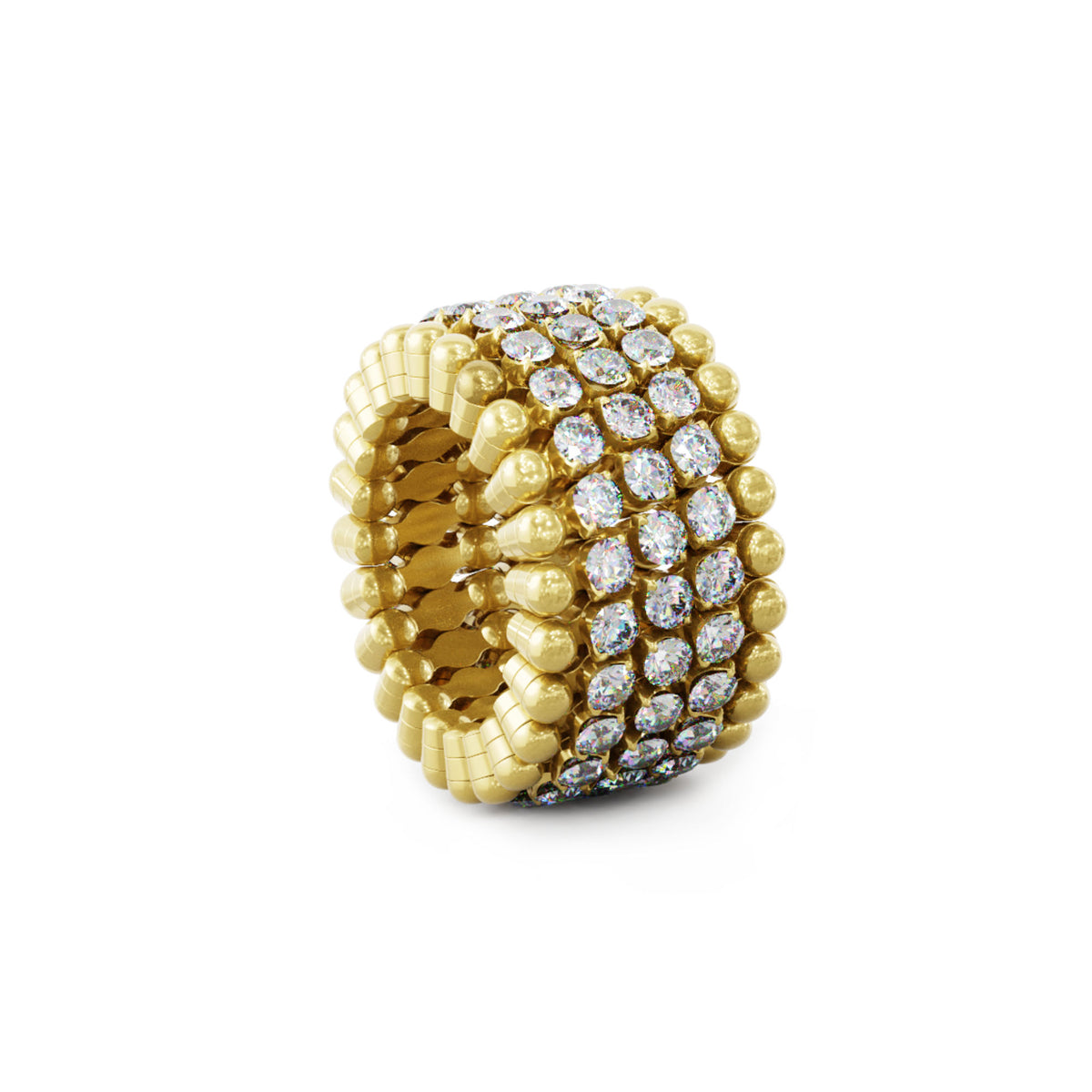 Serafino Consoli Serafino Multi-Size Ring und Armreif - S.RB 5M4 YG WD (WD) aus Gelbgold mit Diamant