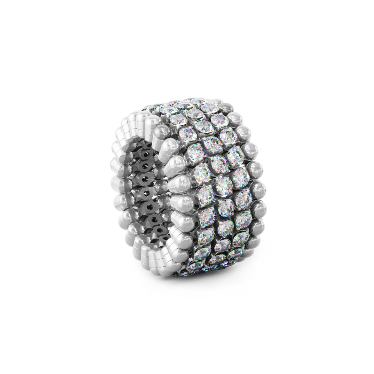 Serafino Consoli Serafino Multi-Size Ring und Armreif - S.RB 5MI4 WG WD (WD) aus Weißgold mit Diamant