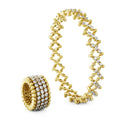 Serafino Consoli Serafino Multi-Size Ring und Armreif - S.RB 5MI4 YG WD (WD) aus Gelbgold mit Diamant