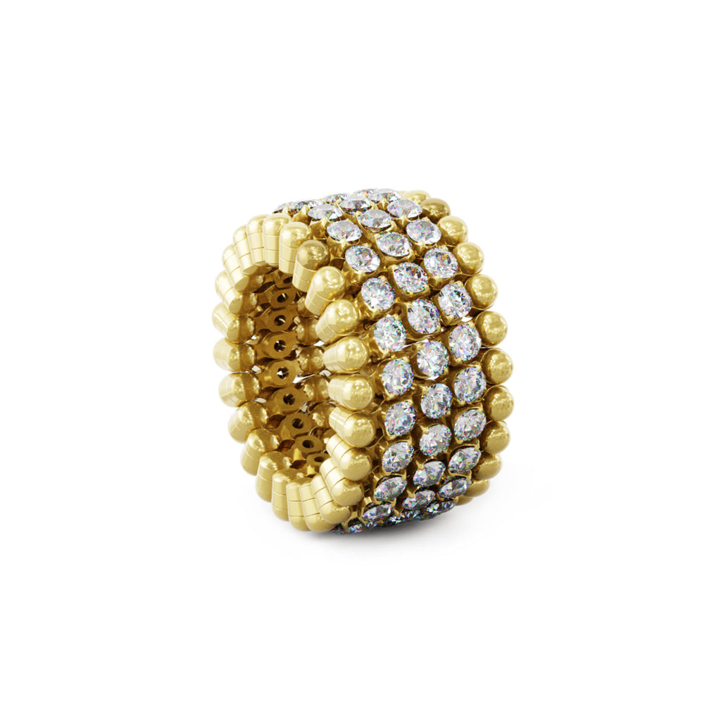 Serafino Consoli Serafino Multi-Size Ring und Armreif - S.RB 5MI4 YG WD (WD) aus Gelbgold mit Diamant