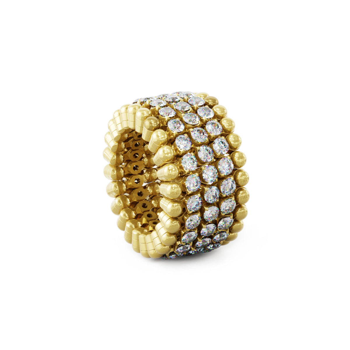 Serafino Consoli Serafino Multi-Size Ring und Armreif - S.RB 5MI4 YG WD (WD) aus Gelbgold mit Diamant
