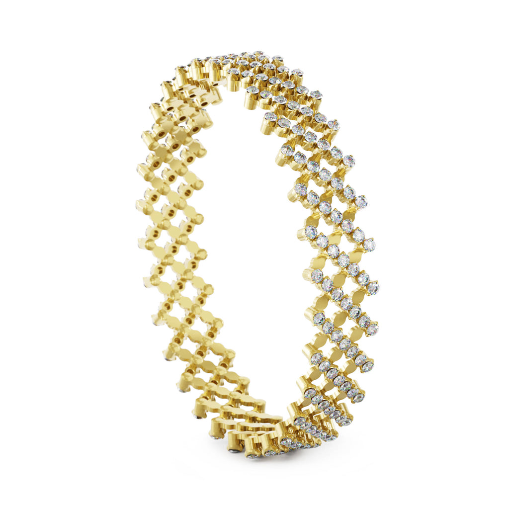 Serafino Consoli Serafino Multi-Size Ring und Armreif - S.RB 7F2 YG WD (WD) aus Gelbgold mit Diamant