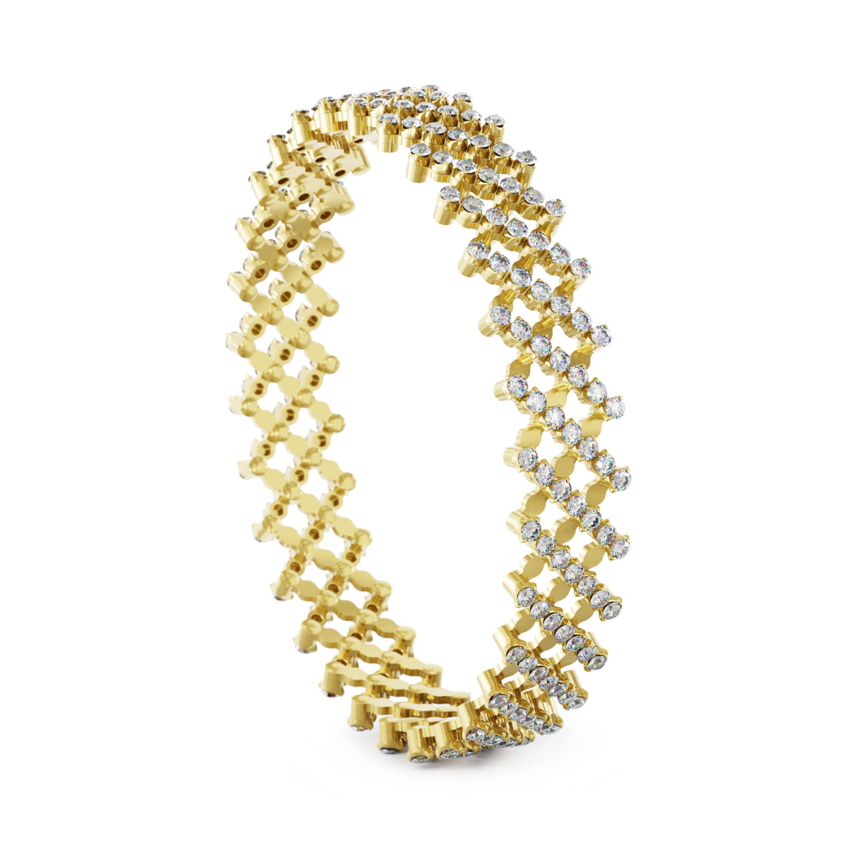 Serafino Consoli Serafino Multi-Size Ring und Armreif - S.RB 7F2 YG WD (WD) aus Gelbgold mit Diamant