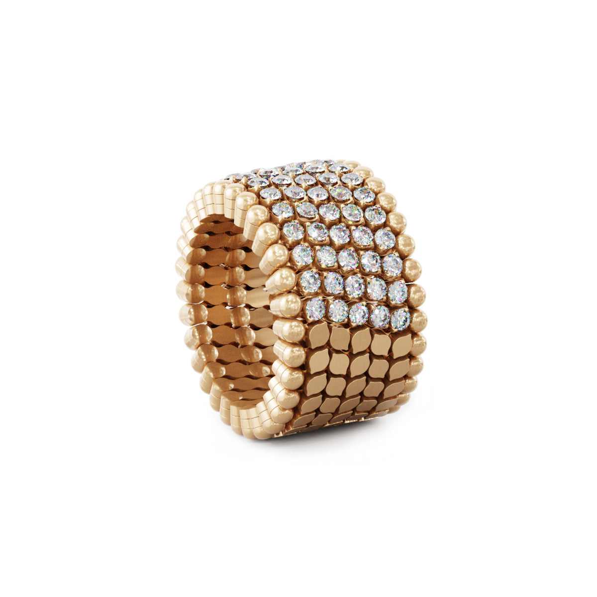 Serafino Consoli Serafino Multi-Size Ring und Armreif - S.RB 7HM2 RG WD (WD) aus Roségold mit Diamant