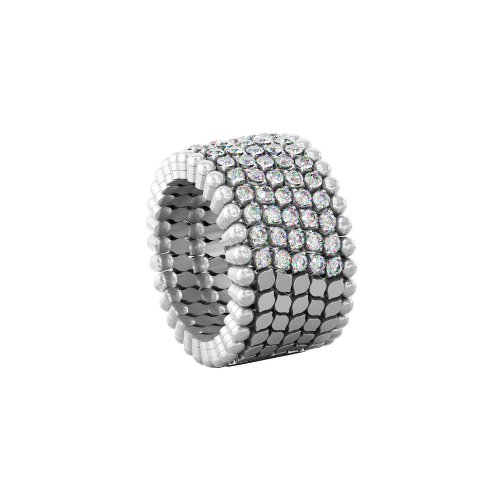 Serafino Consoli Serafino Multi-Size Ring und Armreif - S.RB 7HM2 WG WD (WD) aus Weißgold mit Diamant