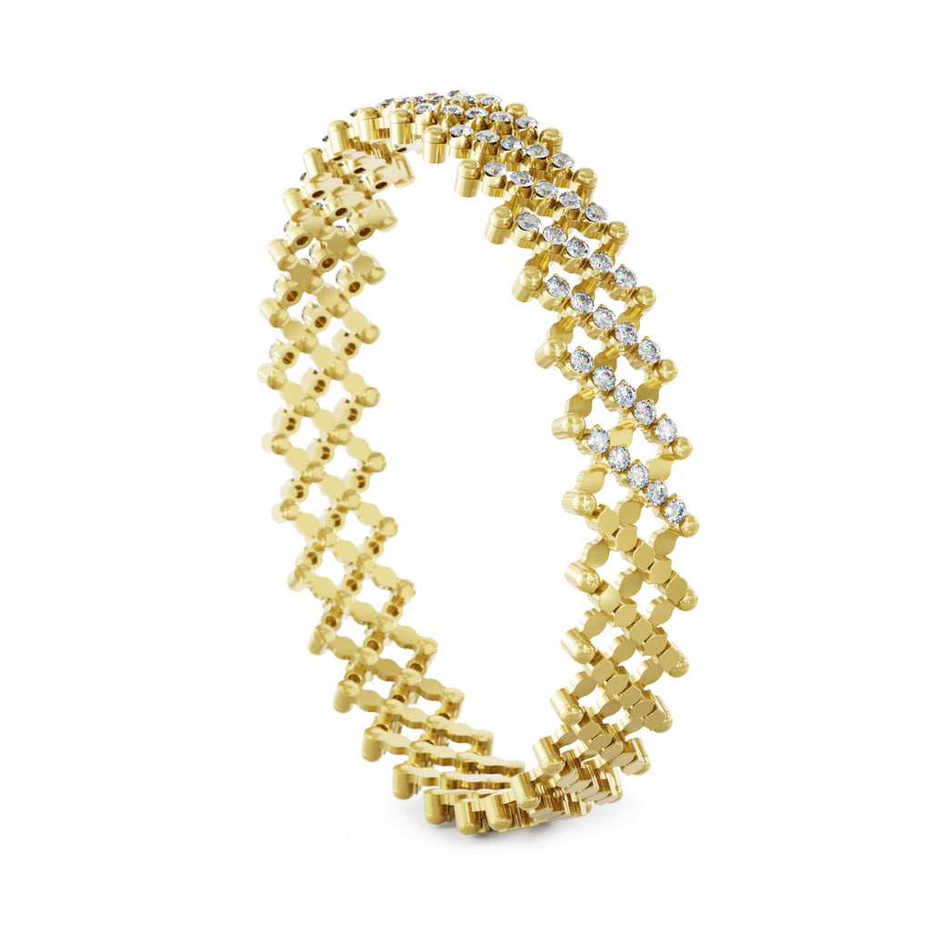 Serafino Consoli Serafino Multi-Size Ring und Armreif - S.RB 7HM2 YG WD (WD) aus Gelbgold mit Diamant