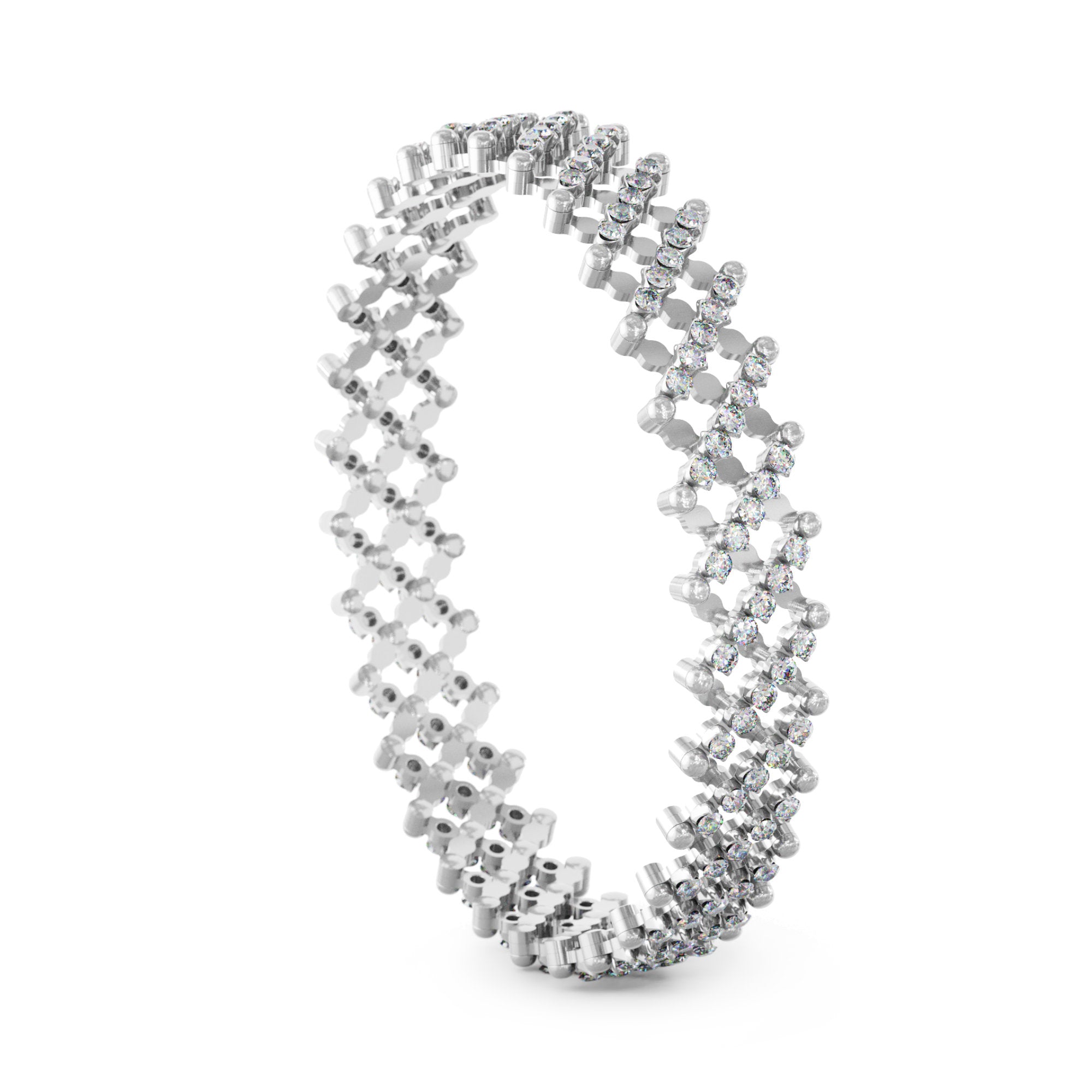 Serafino Consoli Serafino Multi-Size Ring und Armreif - S.RB 7M2 WG WD (WD) aus Weißgold mit Diamant