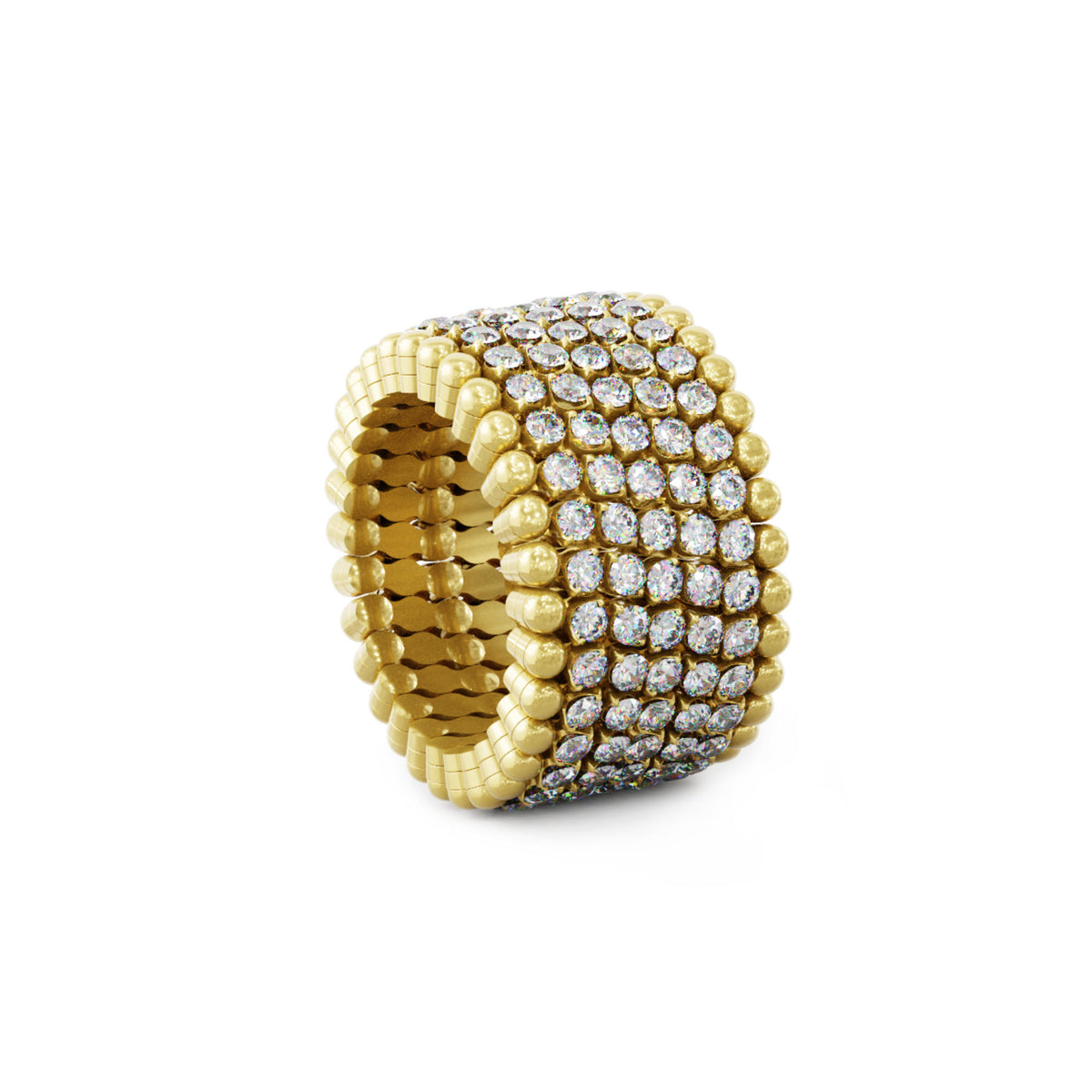 Serafino Consoli Serafino Multi-Size Ring und Armreif - S.RB 7M2 YG WD (WD) aus Gelbgold mit Diamant