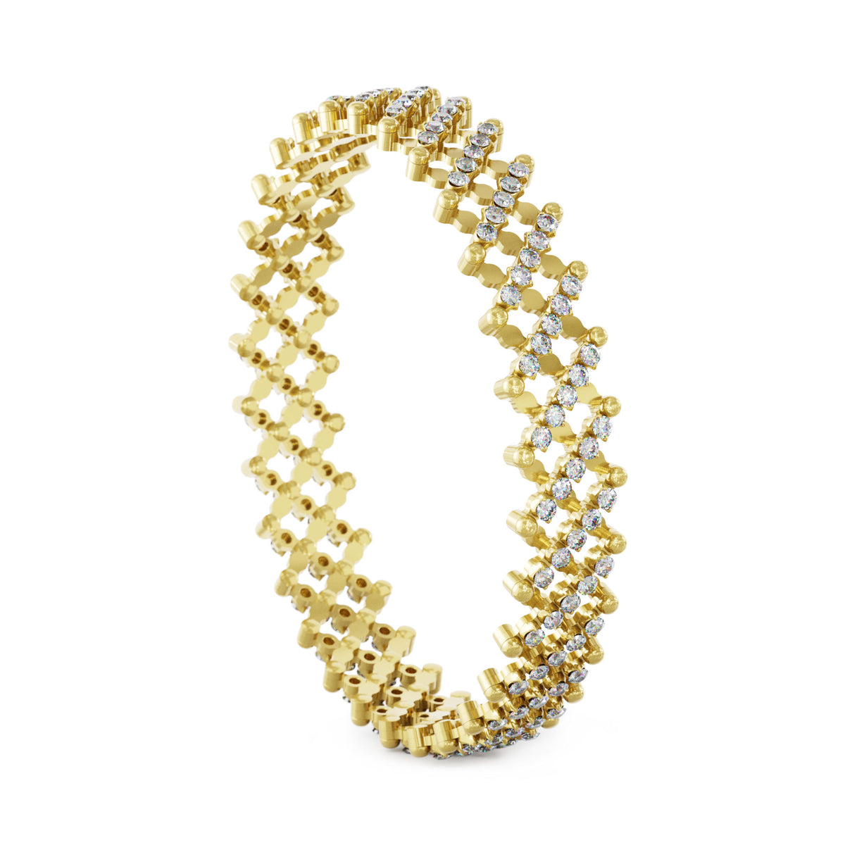 Serafino Consoli Serafino Multi-Size Ring und Armreif - S.RB 7M2 YG WD (WD) aus Gelbgold mit Diamant