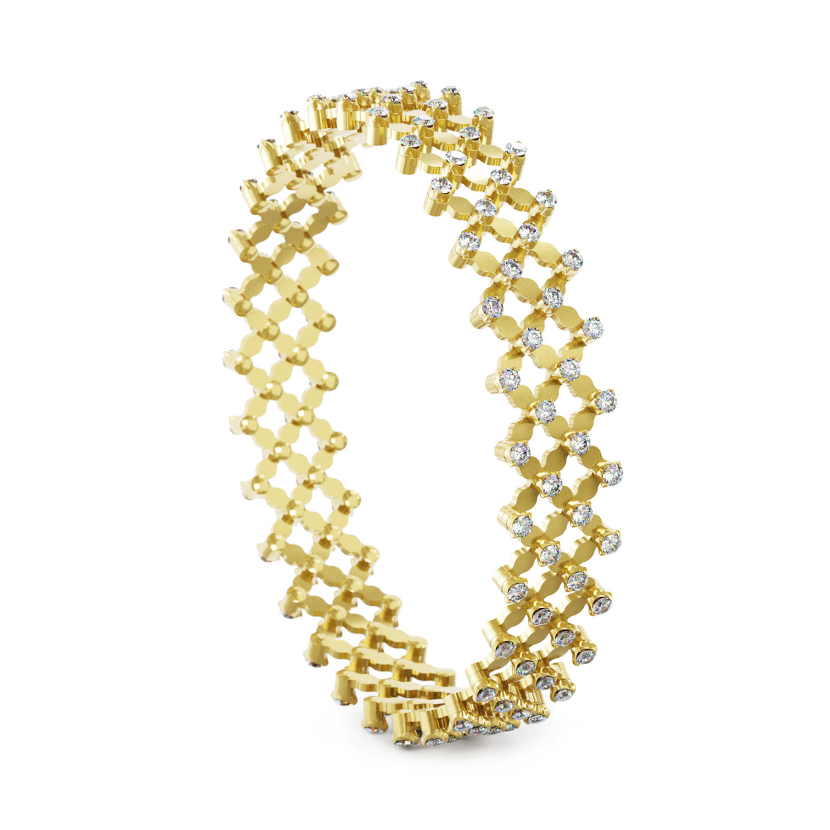 Serafino Consoli Serafino Multi-Size Ring und Armreif - S.RB A-7F2 YG WD (WD) aus Gelbgold mit Diamant