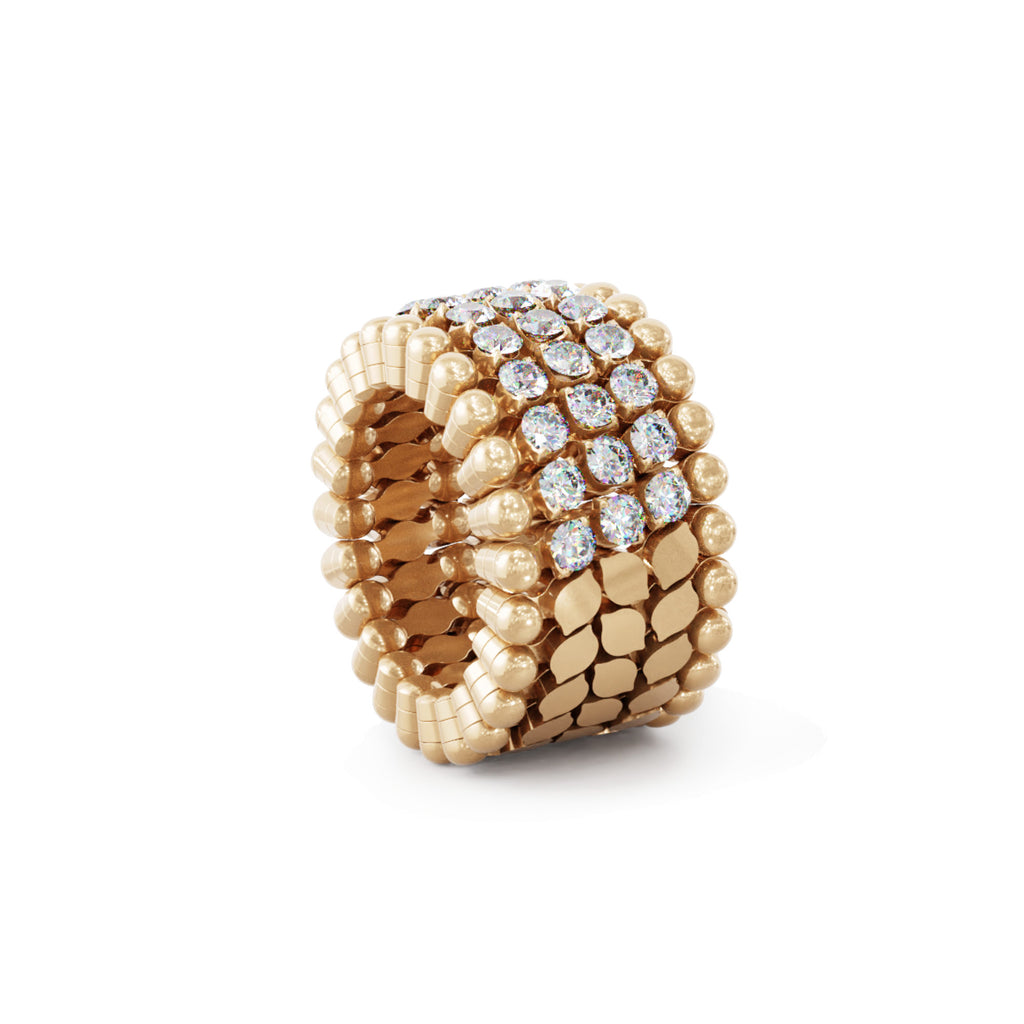 Serafino Consoli Serafino Multi-Size Ring und Armreif - S.RB 5HM4 RG WD (WD) aus Roségold mit Diamant