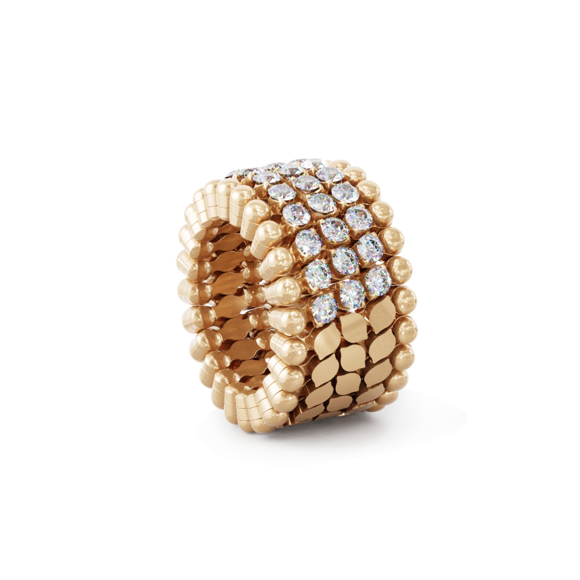 Serafino Consoli Serafino Multi-Size Ring und Armreif - S.RB 5HM4 RG WD (WD) aus Roségold mit Diamant