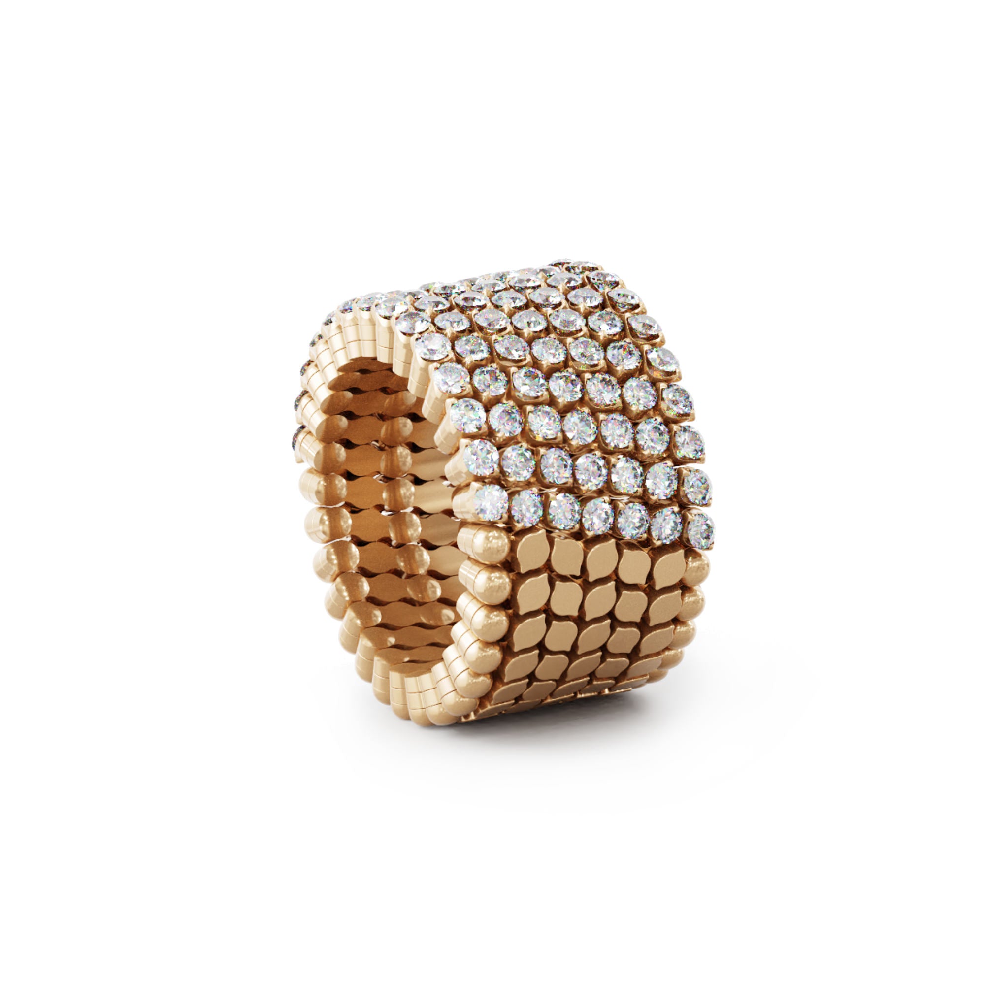 Serafino Consoli Serafino Ring Bracelet - S.RB 7H2 RG WD (WD) aus Roségold mit Diamant