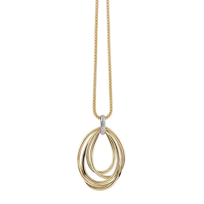 Serenata Anhänger, Bicolor-Gold • Diamant von Al Coro (P2401G)