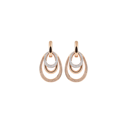 Serenata Ohrhänger, Bicolor-Gold • Diamant von Al Coro (NE730BWR)