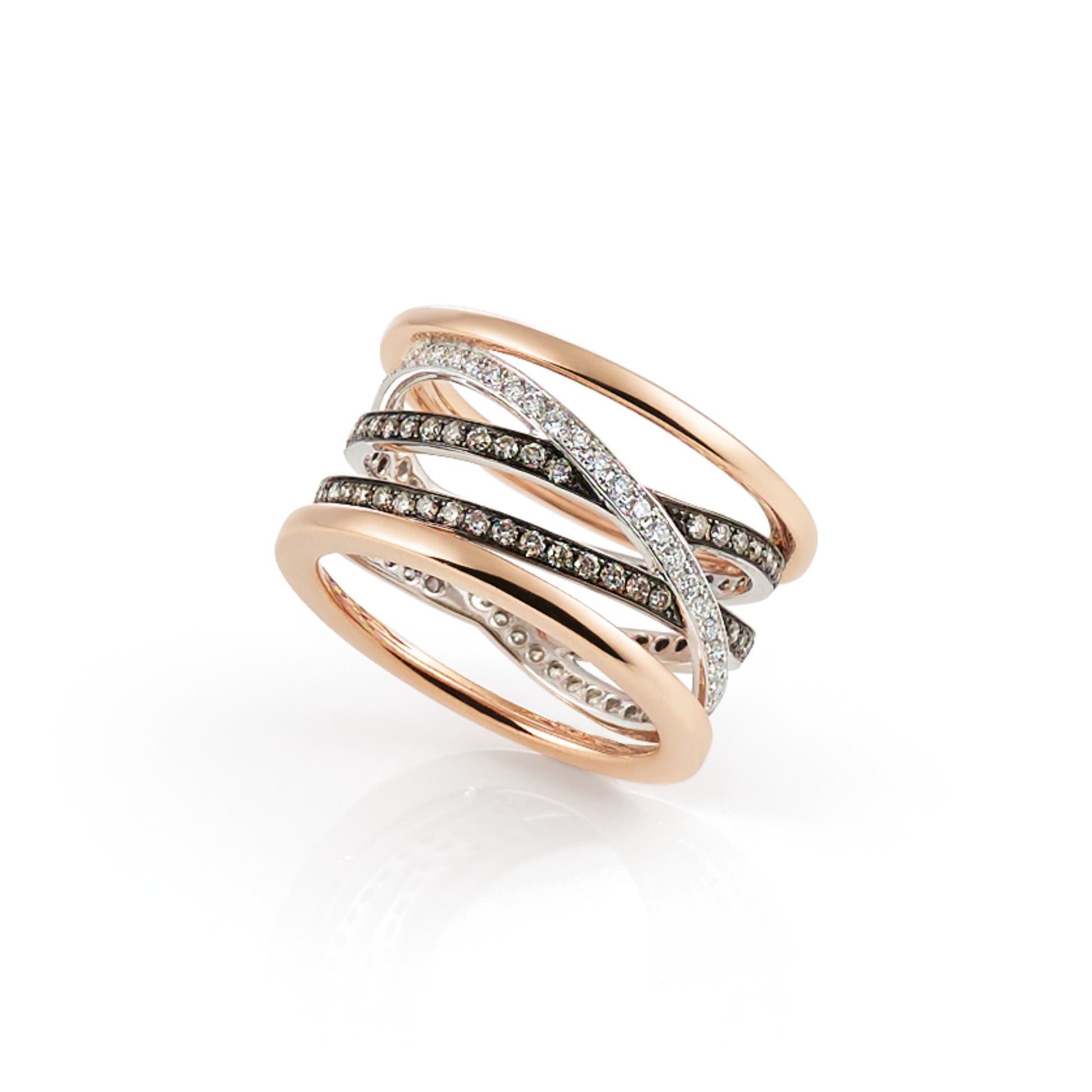 Serenata Ring, Bicolor-Gold • Diamant von Al Coro (NR2014BWR)