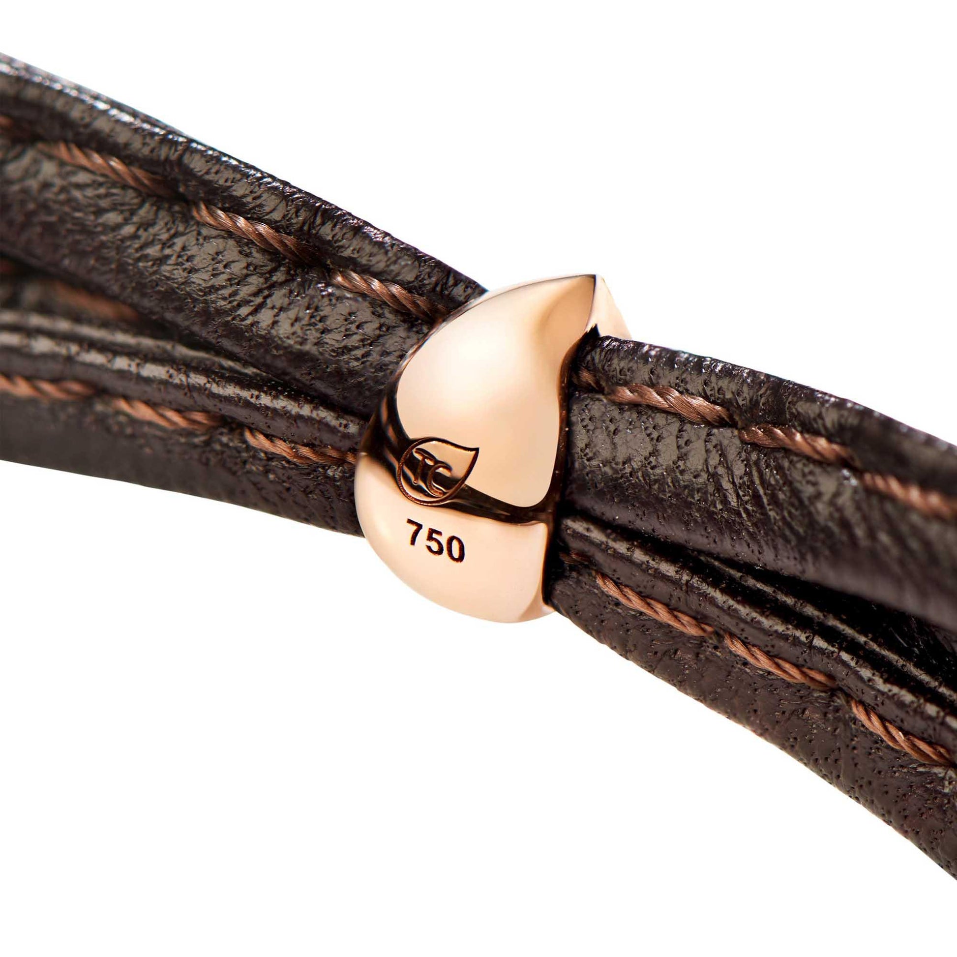 SIGNATURE Drop Schließe, Roségold von Tamara Comolli (A-Dr-rg)