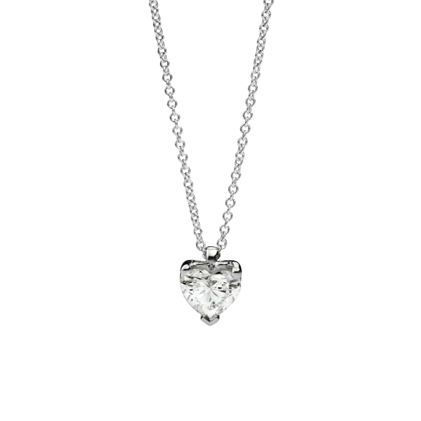 Solitaire Collier, Weißgold • Diamant von Recarlo (P67PX001/026)