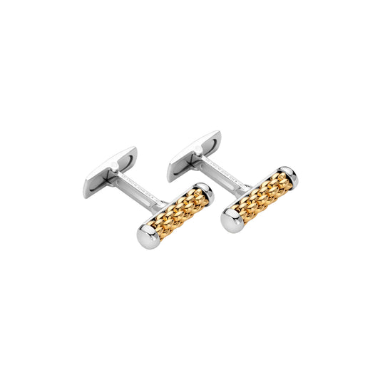 Solo Manschettenknöpfe, Bicolor-Gold von FOPE (00106GX_XX_G_XBX_000)