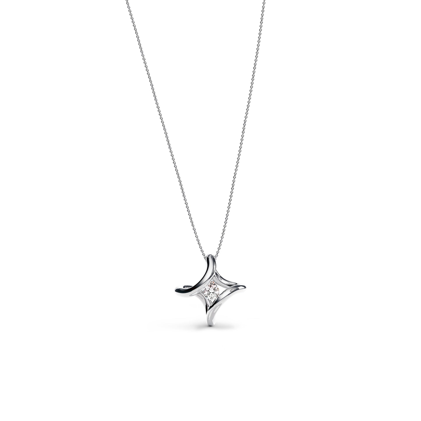 Spannring® Ära Anhänger von Niessing (N393910-2.2mm-0.15ct-pt)