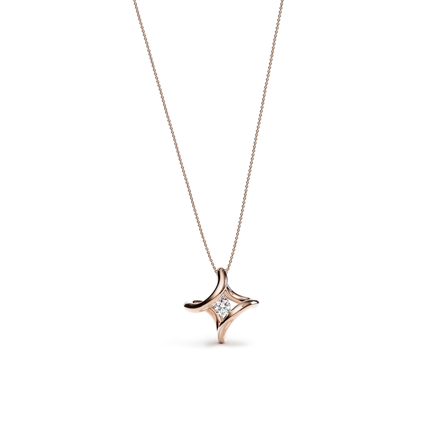 Spannring® Ära Anhänger von Niessing (N393910-2.2mm-0.15ct-rw)