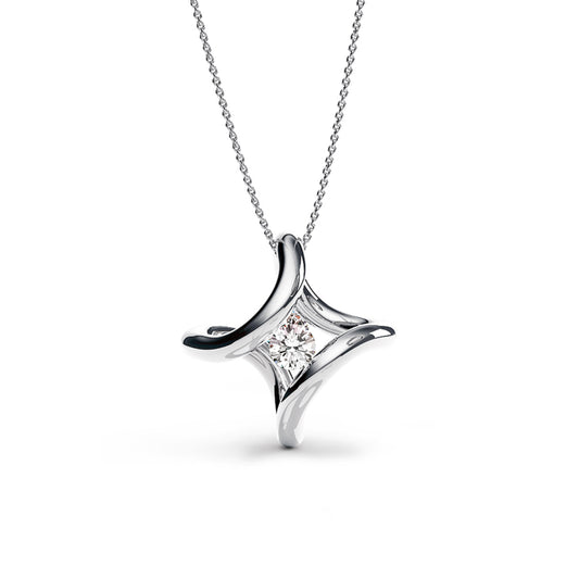 Spannring® Ära Anhänger , Platin • Diamant von Niessing (N393910-pt)
