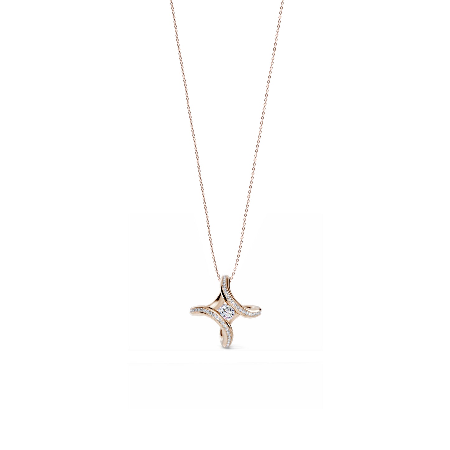 Spannring® Ära Highlights Anhänger von Niessing (N393915-1.8mm-0.1ct-rw)