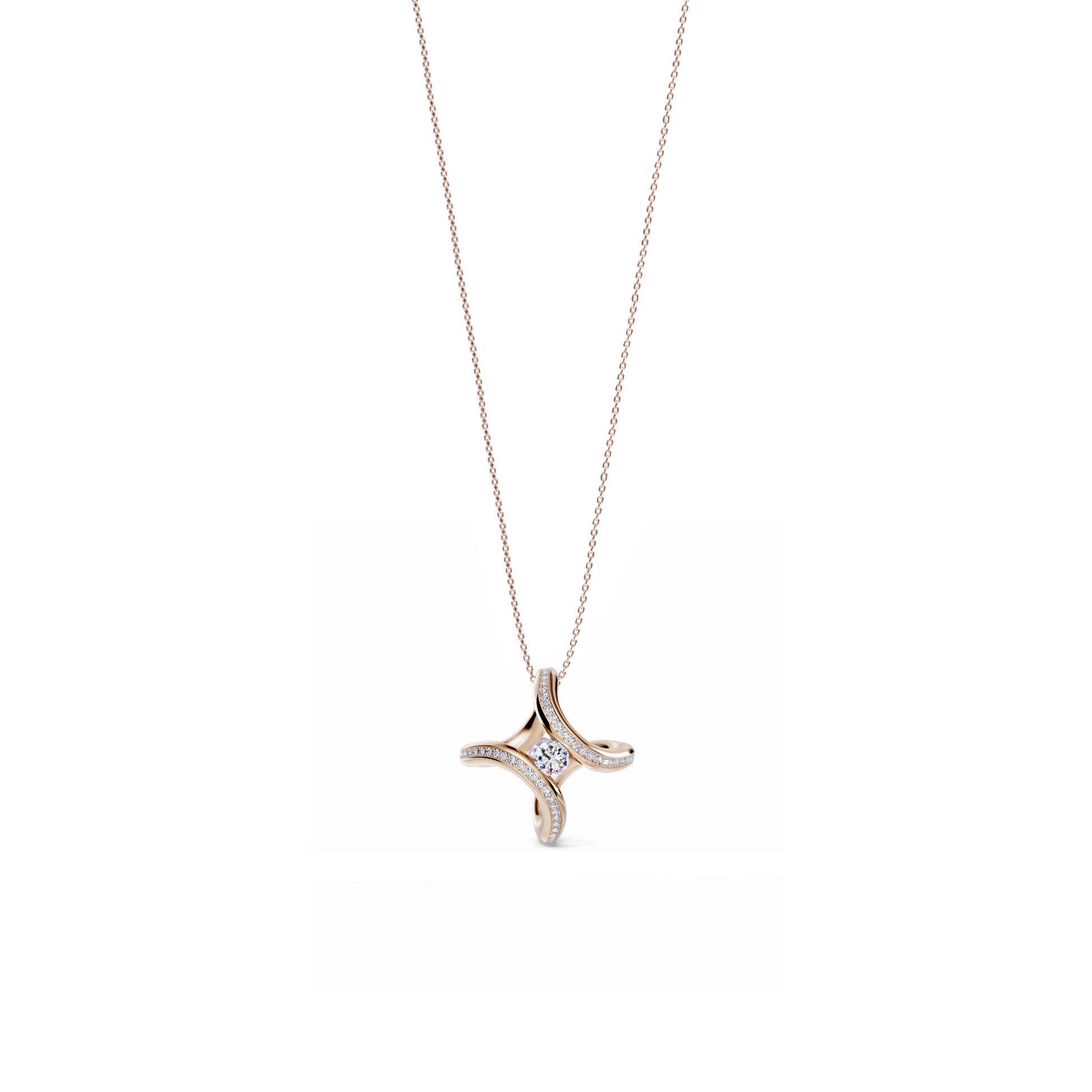 Spannring® Ära Highlights Anhänger von Niessing (N393915-1.8mm-0.1ct-rw)