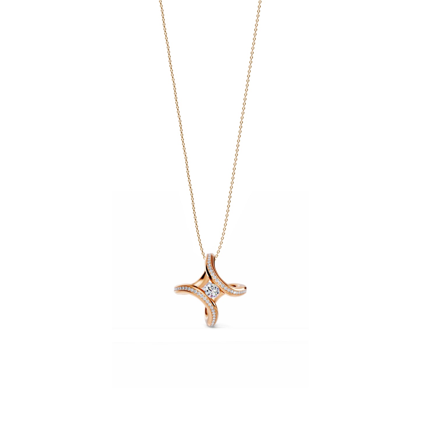 Spannring® Ära Highlights Anhänger von Niessing (N393915-2.2mm-0.15ct-cr)