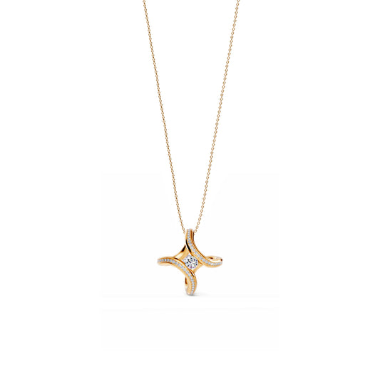 Spannring® Ära Highlights Anhänger von Niessing (N393915-2.2mm-0.15ct-fr)