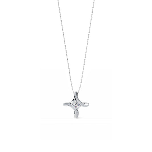 Spannring® Ära Highlights Anhänger von Niessing (N393915-2.2mm-0.15ct-pt)
