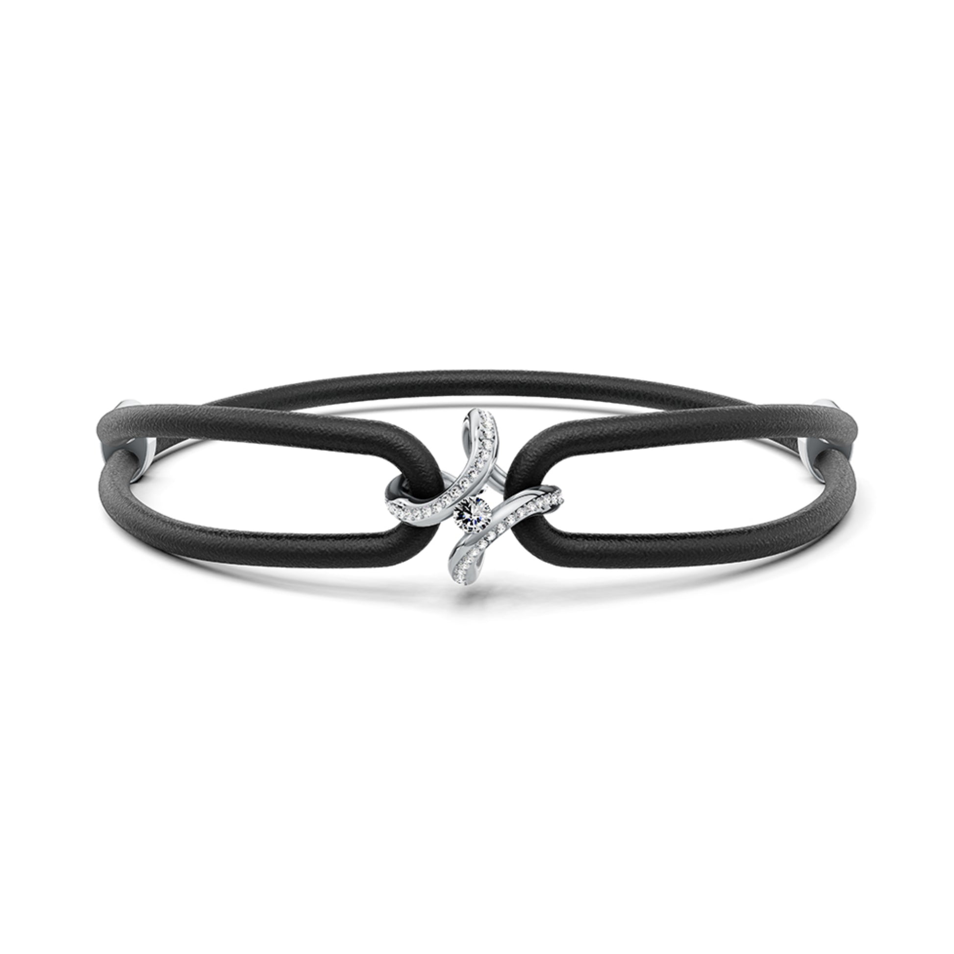 Spannring® Ära Highlights Armband von Niessing (N392915-black-pt)