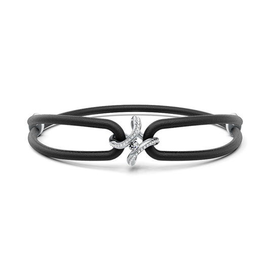 Spannring® Ära Highlights Armband von Niessing (N392915-black-pt)