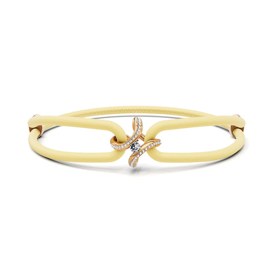 Spannring® Ära Highlights Armband von Niessing (N392915-canary-fr)