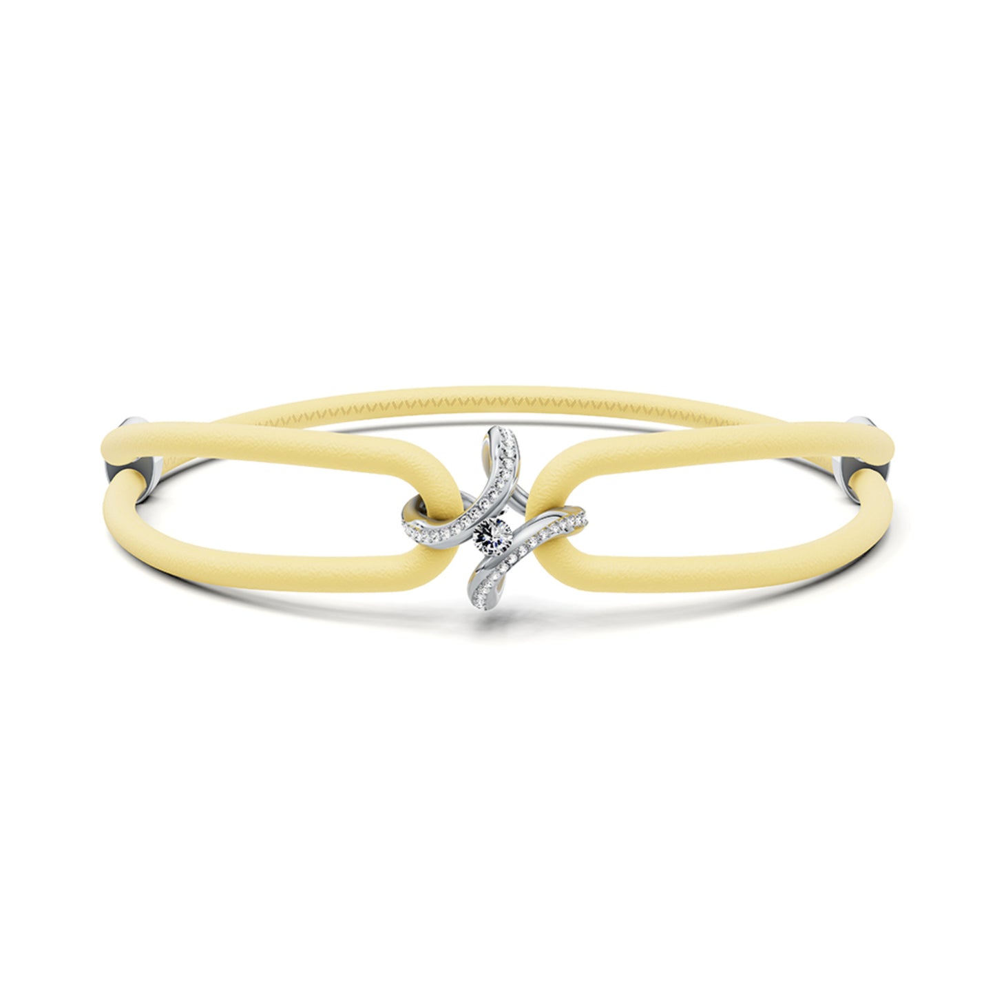 Spannring® Ära Highlights Armband von Niessing (N392915-canary-pt)