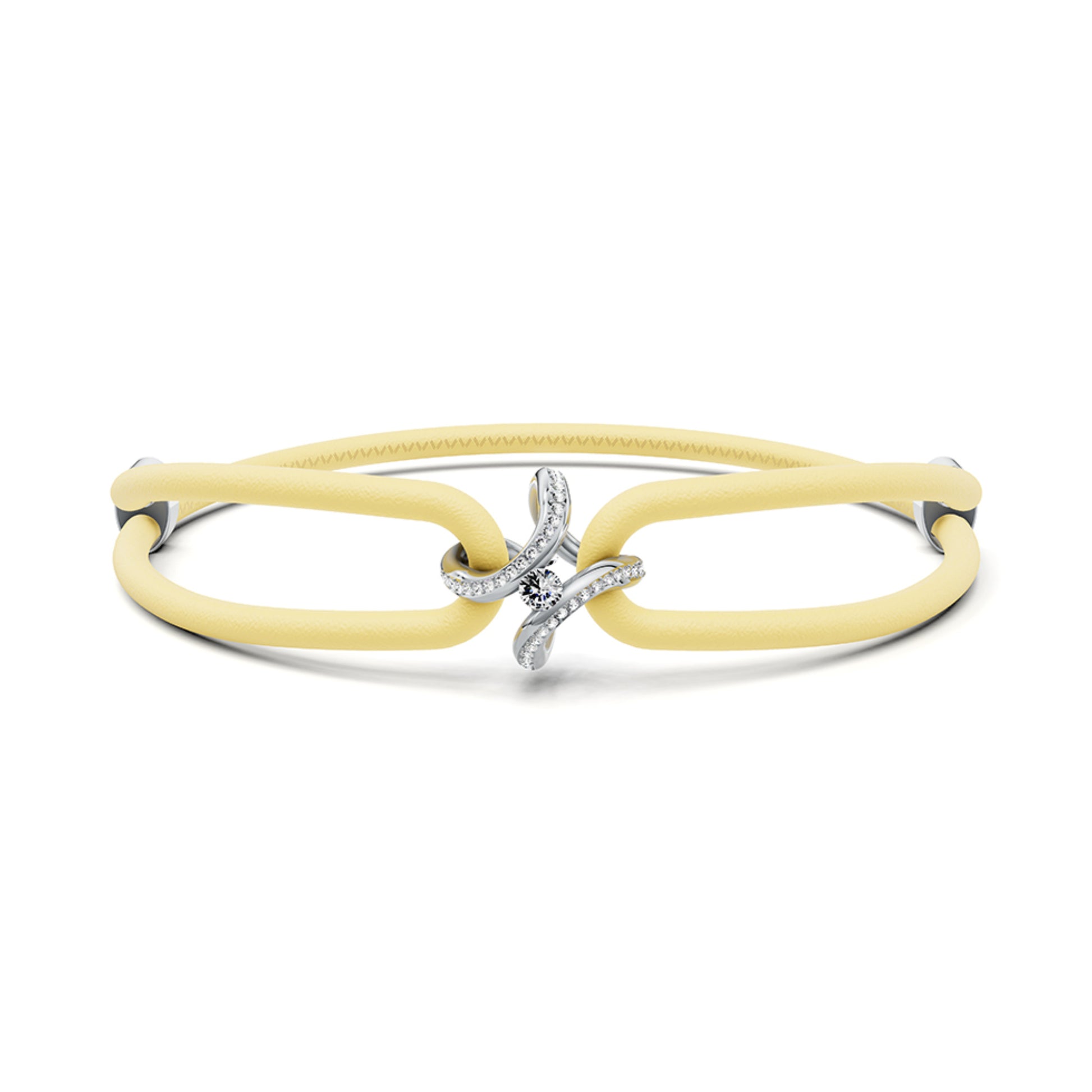 Spannring® Ära Highlights Armband von Niessing (N392915-canary-pt)