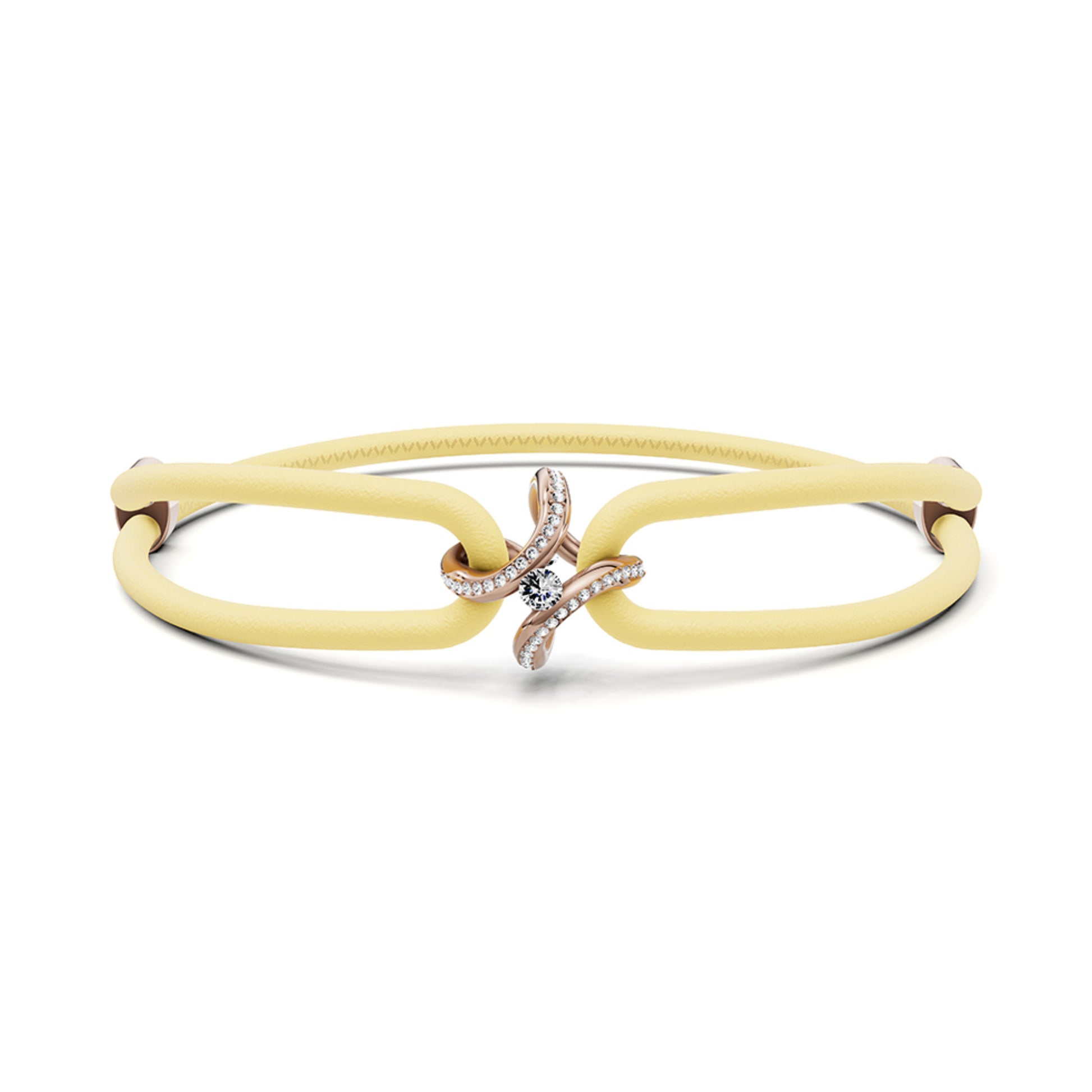 Spannring® Ära Highlights Armband von Niessing (N392915-canary-rw)