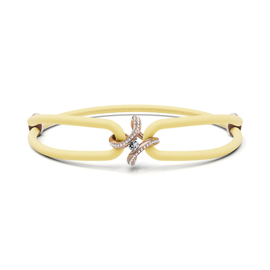 Spannring® Ära Highlights Armband von Niessing (N392915-canary-rw)