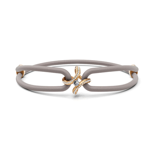 Spannring® Ära Highlights Armband von Niessing (N392915-grau-fr)