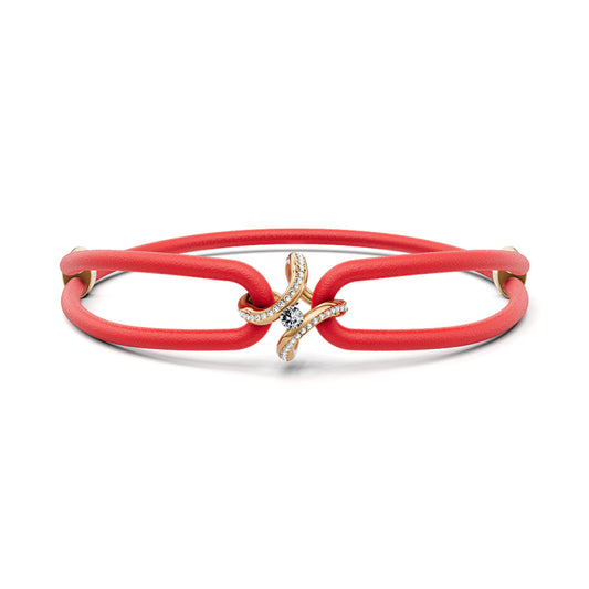 Spannring® Ära Highlights Armband von Niessing (N392915-rot-fr)