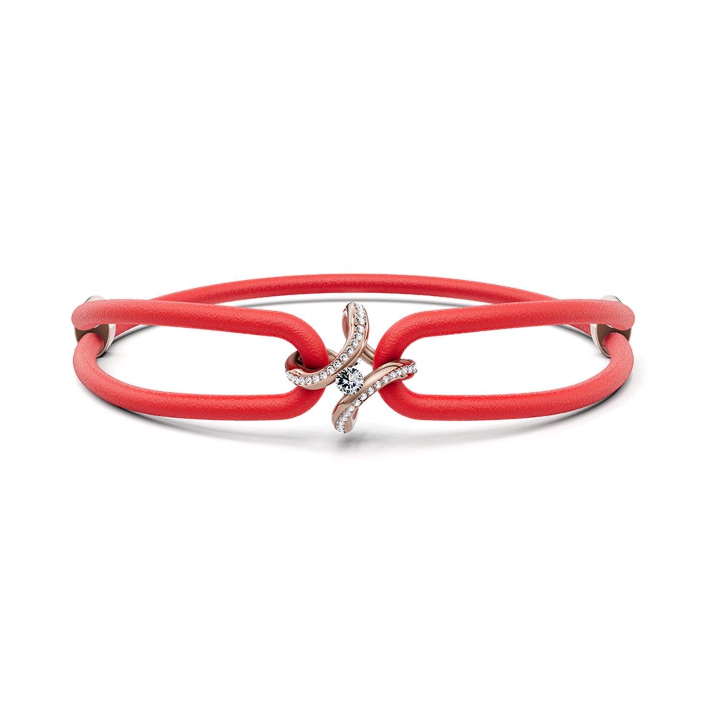 Spannring® Ära Highlights Armband von Niessing (N392915-rot-rw)