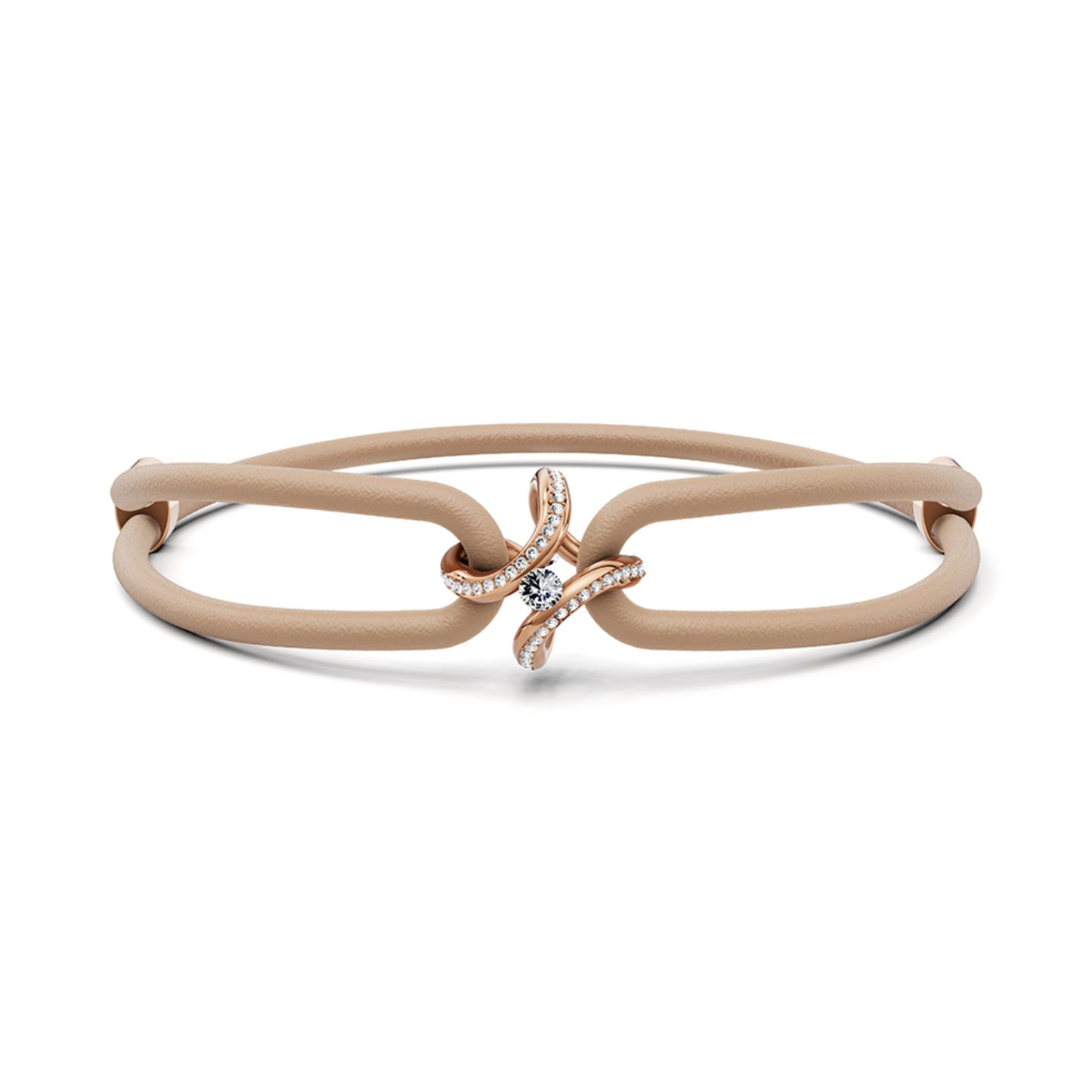Spannring® Ära Highlights Armband von Niessing (N392915-taupe-cr)