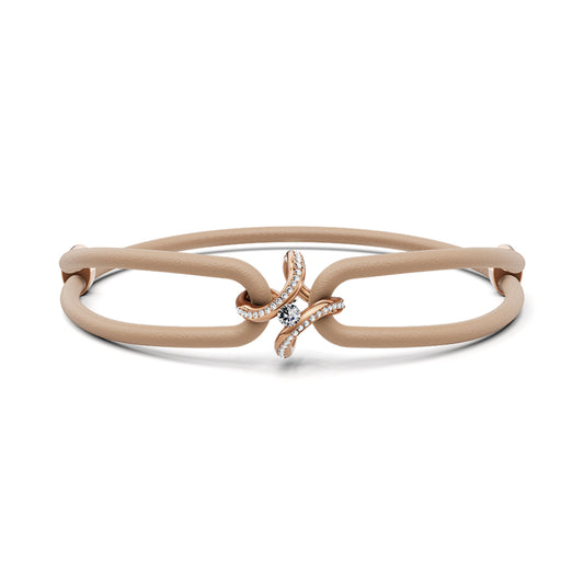 Spannring® Ära Highlights Armband von Niessing (N392915-taupe-cr)