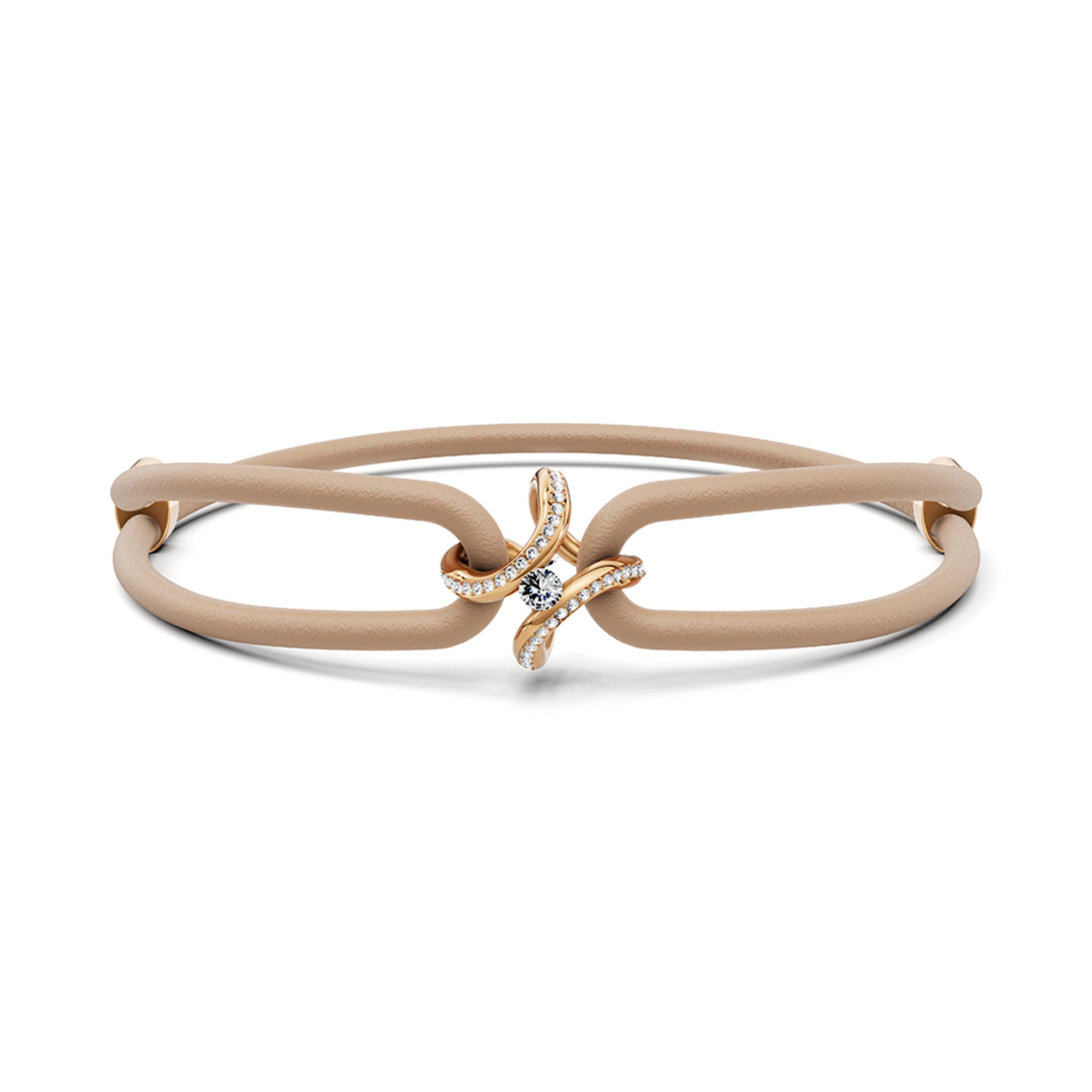 Spannring® Ära Highlights Armband von Niessing (N392915-taupe-fr)