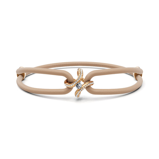 Spannring® Ära Highlights Armband von Niessing (N392915-taupe-fr)