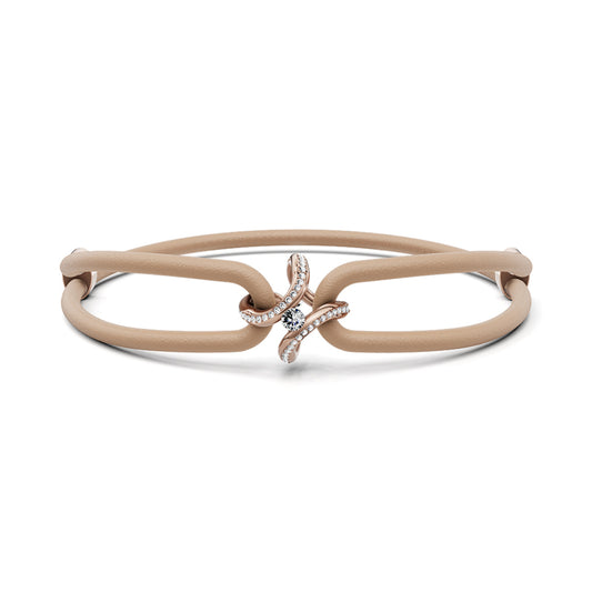 Spannring® Ära Highlights Armband von Niessing (N392915-taupe-rw)