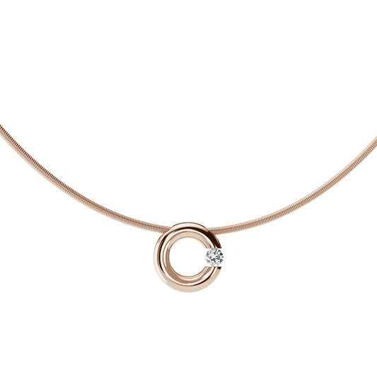 Spannring® Anhänger  • Diamant von Niessing (N353924-12mm-0.1ct-gloss-rw)