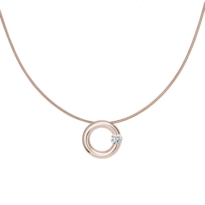 Spannring® Anhänger  • Diamant von Niessing (N353924-14mm-0.16ct-gloss-rw)