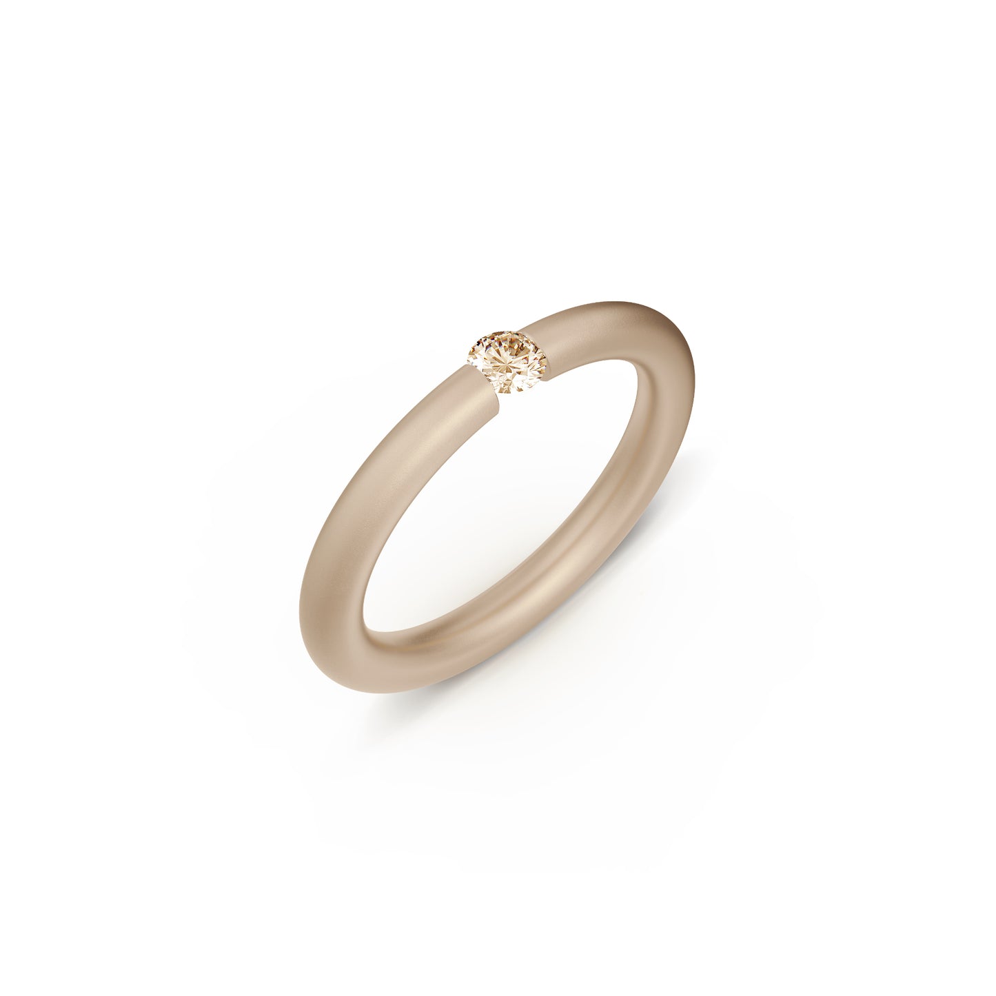Spannring® Antares  • Diamant von Niessing (N341983-0.12ct-cinnamon-satin-rw)